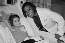 doctor with young patient